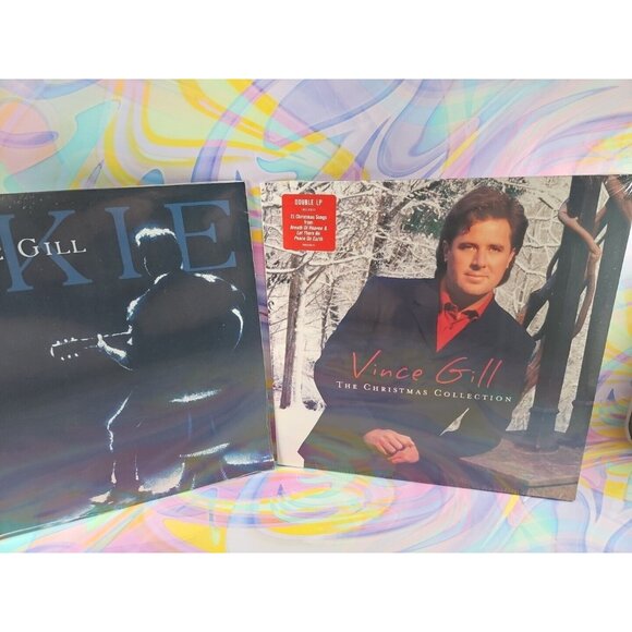 Lot of 2 Vince Gill Records: The Christmas Collection, Okie - Picture 3 of 5